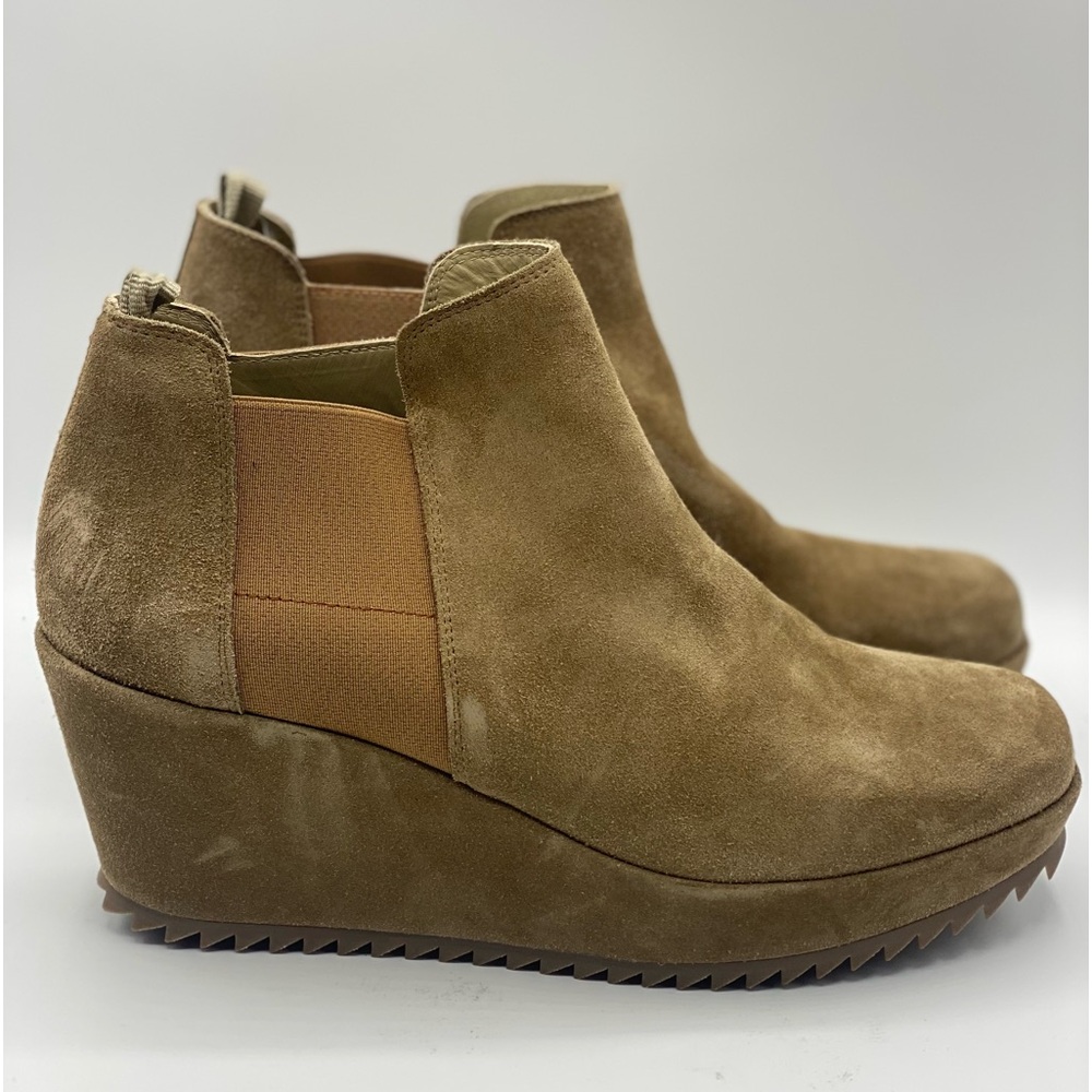 PEDRO GARCIA 
Fang Platform Wedge‎ ankle boots